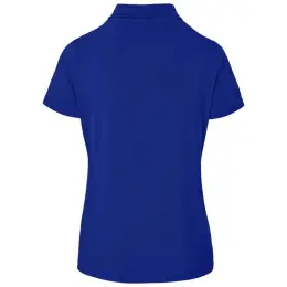 Ladies Prima Stretch Golf Shirt Royal Back